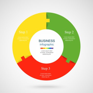 Vektör bilgi şablonu