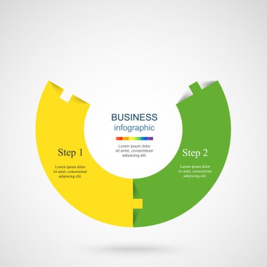 Vektör bilgi şablonu