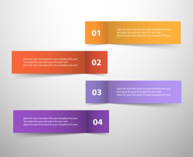 vektör satırları okları Infographic. 