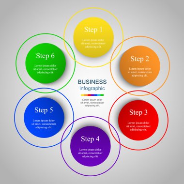 Vektör zaman çizelgesi şablonu