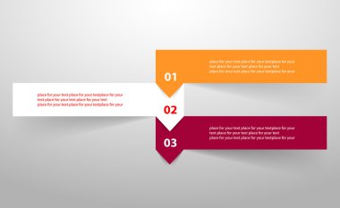 vektör satırları okları Infographic. 