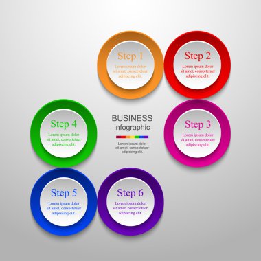 Zaman çizelgesi vektör şablonu