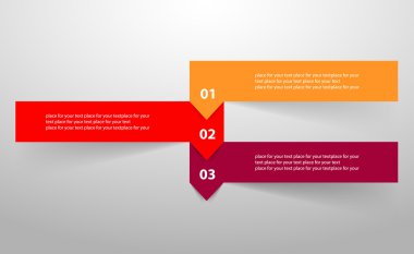 vektör satırları okları Infographic. 