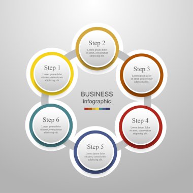 Vektör bilgi şablonu