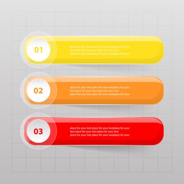 vektör satırları okları Infographic. 