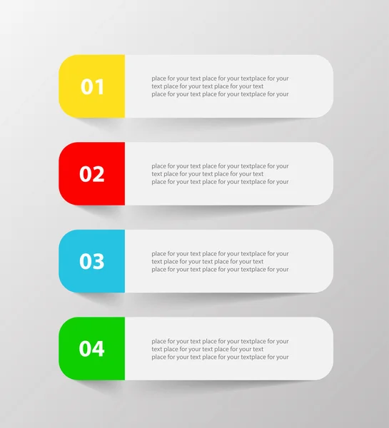 Linee vettoriali frecce infografiche . — Vettoriale Stock