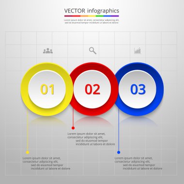 Sunum için vektör iş şablonu.