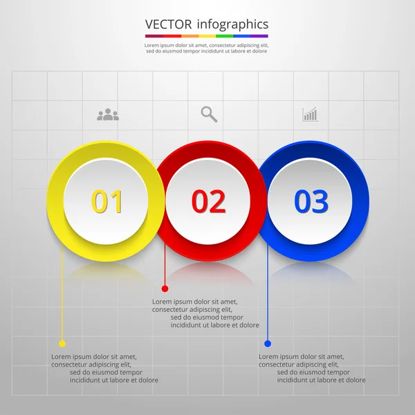 Plantilla de negocio vectorial para presentación . — Vector de stock