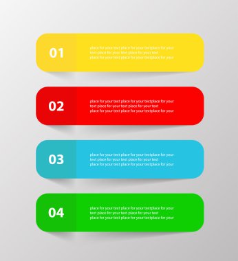 vektör satırları okları Infographic. 