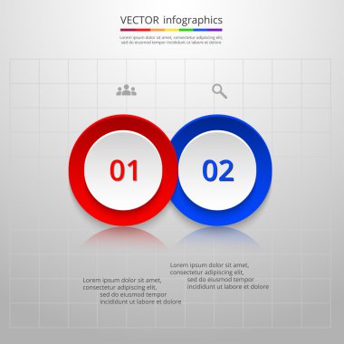 Sunum için vektör iş şablonu.