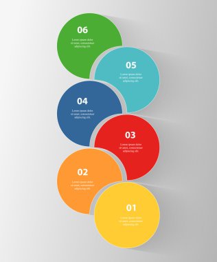 Sunum için vektör iş şablonu.