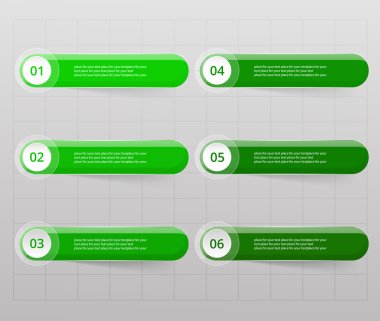 vektör satırları okları Infographic. 
