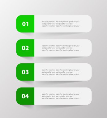 vektör satırları okları Infographic. 