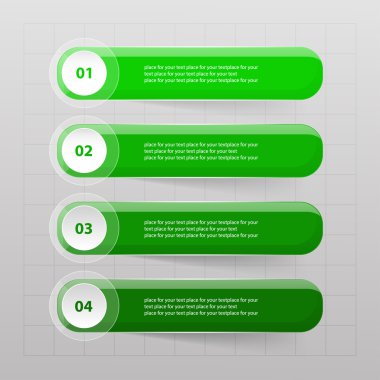 vektör satırları okları Infographic. 