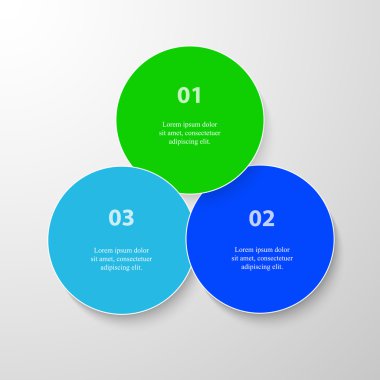 Sunum için vektör iş şablonu.