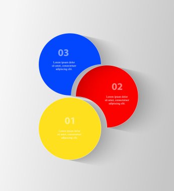 Sunum için vektör iş şablonu.