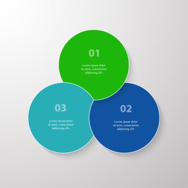 Sunum için vektör iş şablonu.