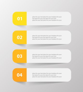 vektör satırları okları Infographic. 