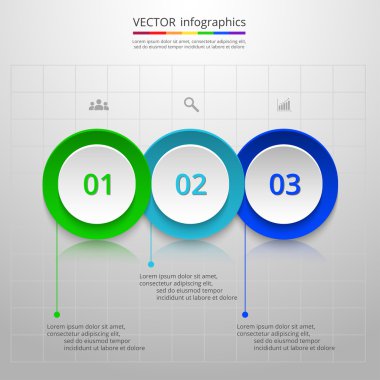 Sunum için vektör iş şablonu.