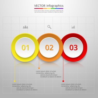 Sunum için vektör iş şablonu.