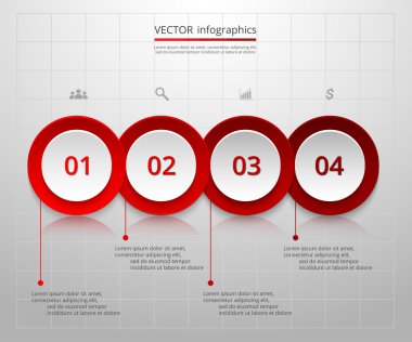 Sunum için vektör iş şablonu.