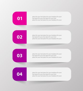 vektör satırları okları Infographic.