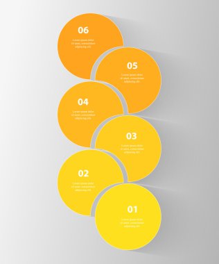 Sunum için vektör iş şablonu.