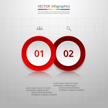 Sunum için vektör iş şablonu.