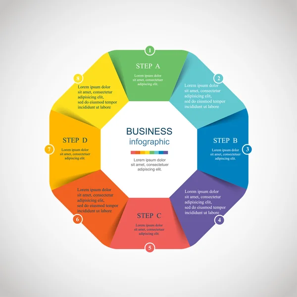 Vector infographic — Stock Vector