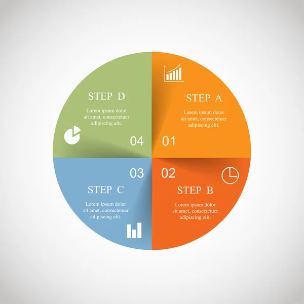 Vector infographic — Stock Vector
