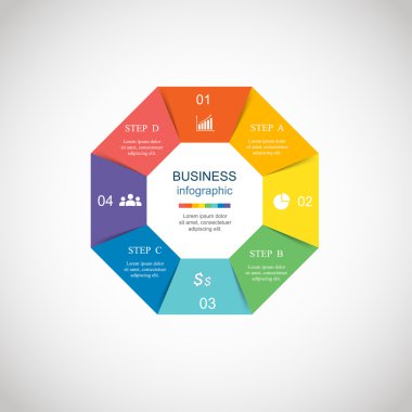Infographic vektör