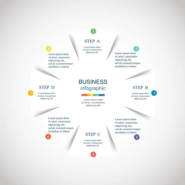 Infografía vectorial — Archivo Imágenes Vectoriales