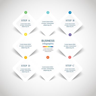 Infographic vektör