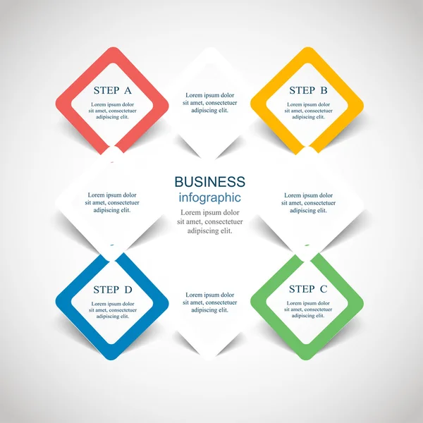 Vector infographic — Stock Vector