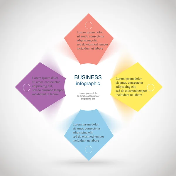 Infographic vektör — Stok Vektör