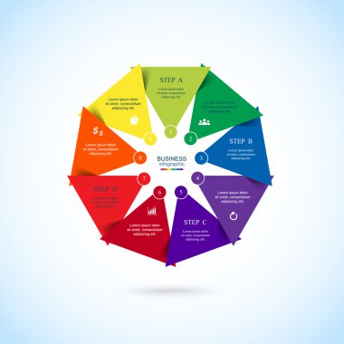 Infographic vektör