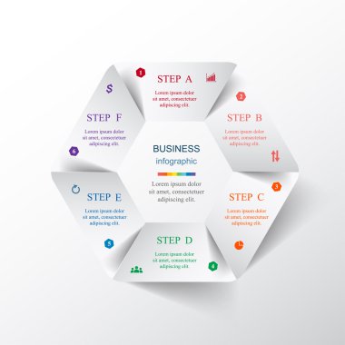 Infographic vektör