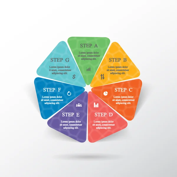 Infográfico vetorial —  Vetores de Stock