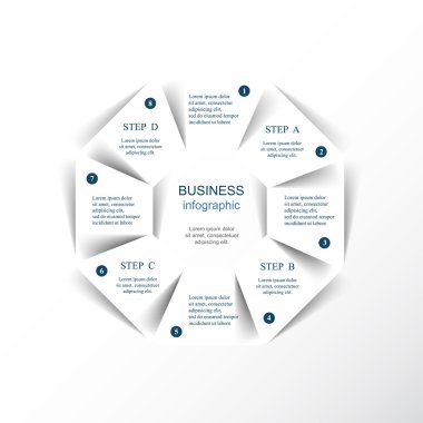 Infographic vektör