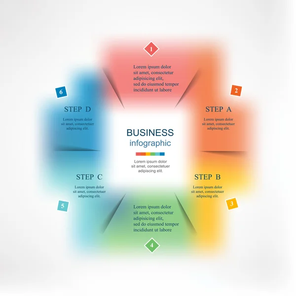 Векторная инфографика — стоковый вектор