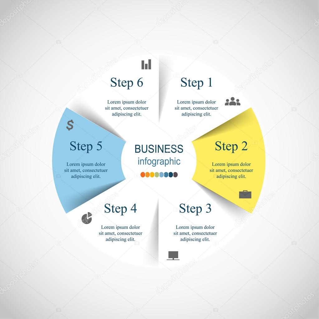 Vector circle infographic