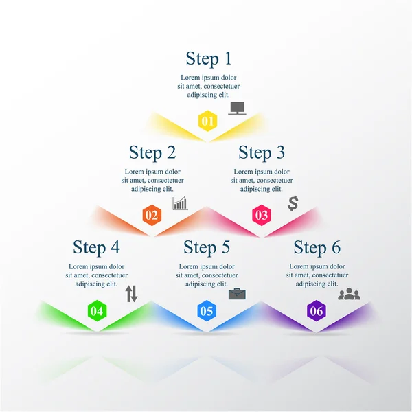 Infográfico vetorial —  Vetores de Stock