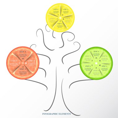Infographic şablonları iş topluluğu