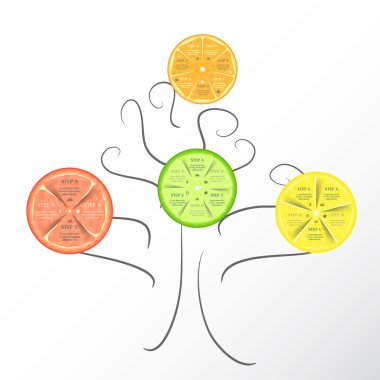 Infographic şablonları iş topluluğu