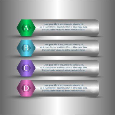 vektör satırları okları Infographic. 