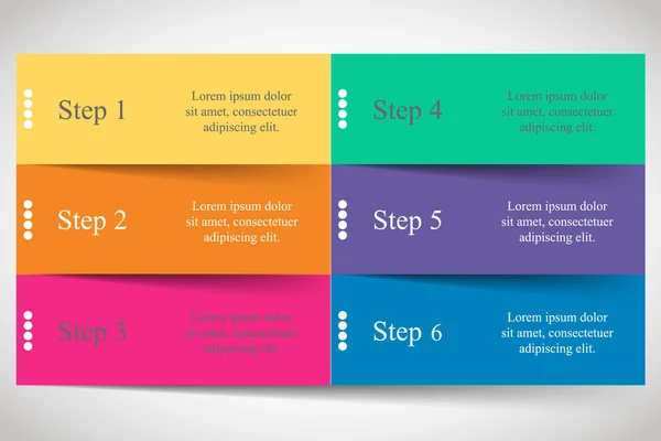 Linee vettoriali frecce infografiche . — Vettoriale Stock