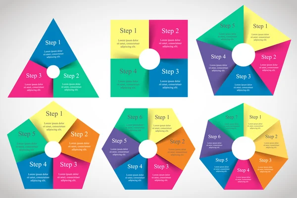 vektör infographics set