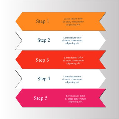 Vektör okları Infographic.