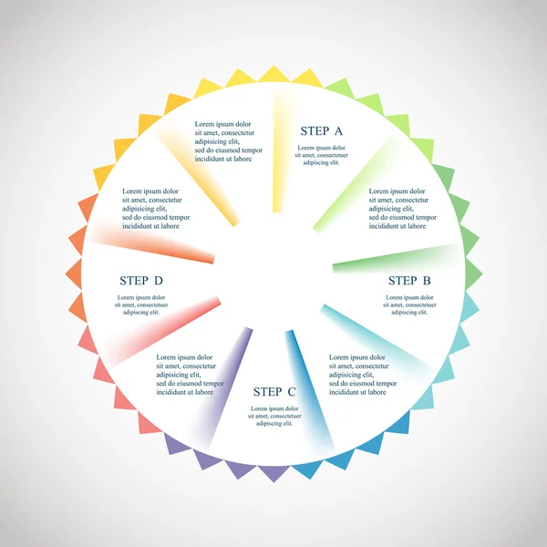 Vektor-Infografik — Stockvektor