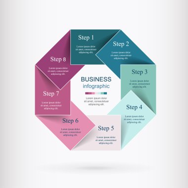Infographic vektör